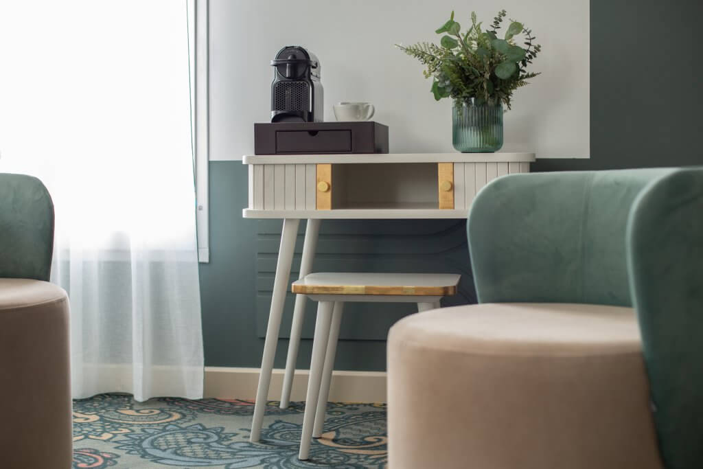 bureau design hotel luxe